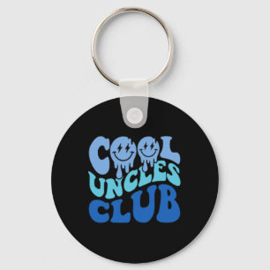 Cool Uncles Club Best Uncle Ever Funny Fathers Day Keychain