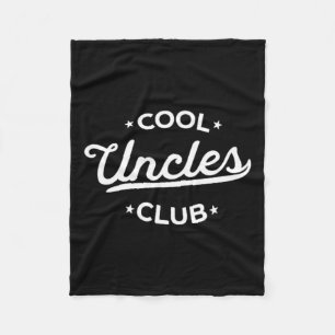 Cool Uncles Club Best Uncle Ever Funny Pocket Fath Fleece Blanket