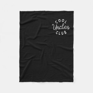 Cool Uncles Club Best Uncle Ever Funny Pocket Fath Fleece Blanket