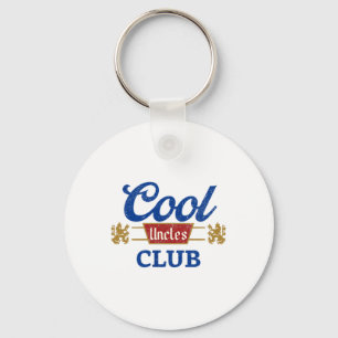 Cool Uncles Club Best Uncle Ever Funny Pocket Fath Keychain