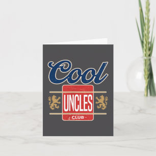 Cool Uncles Club For New Uncle Father's Day Uncle  Card