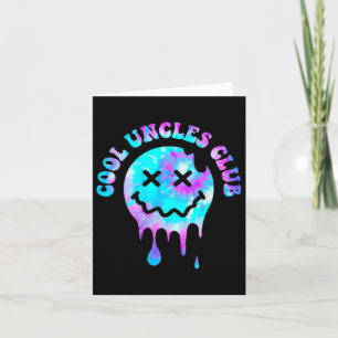 Cool Uncles Club Groovy Uncle 2 Sided Mens Fathers Card