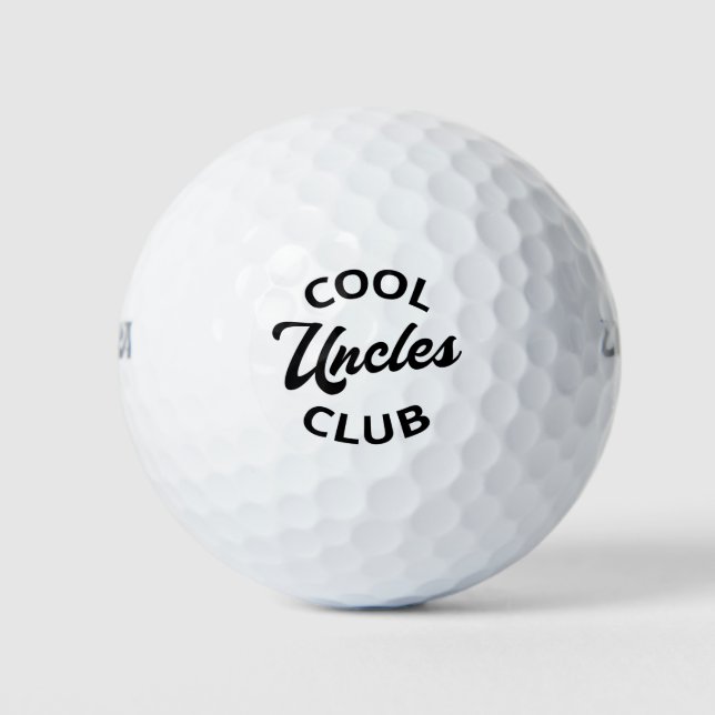 Cool Uncles Club I Golf Balls (Front)