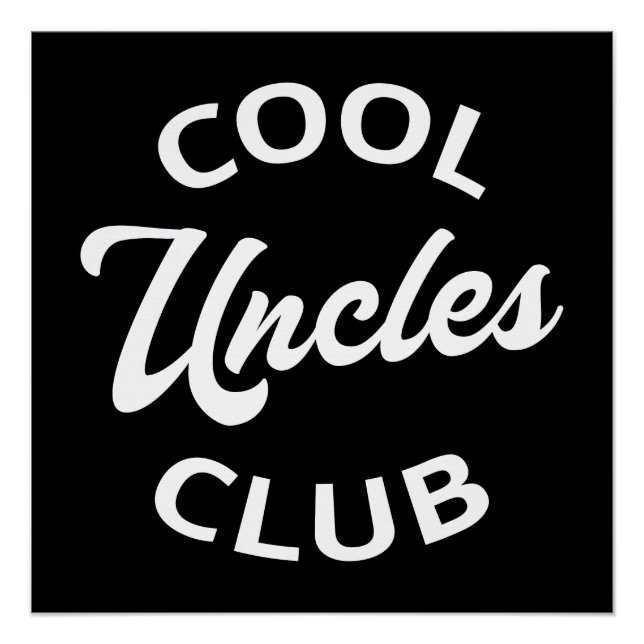 Cool Uncles Club I Poster (Front)