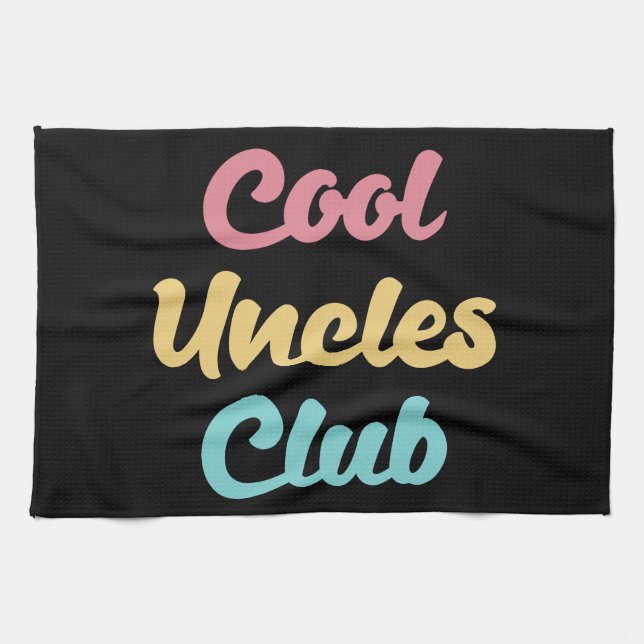 Cool Uncles Club II Kitchen Towel (Horizontal)