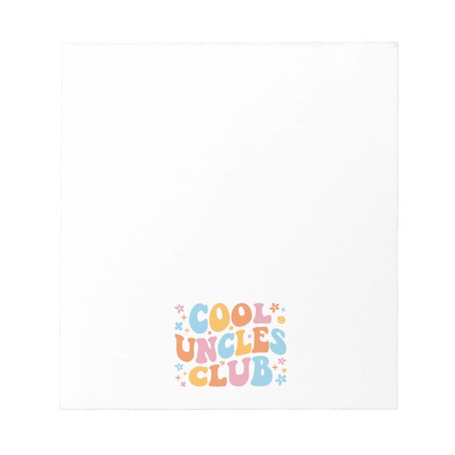 Cool Uncles Club III Notepad (Front)