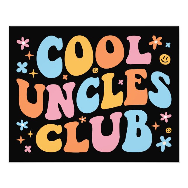 Cool Uncles Club III Photo Print (Front)