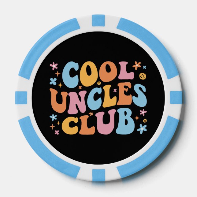 Cool Uncles Club III Poker Chips (Front)
