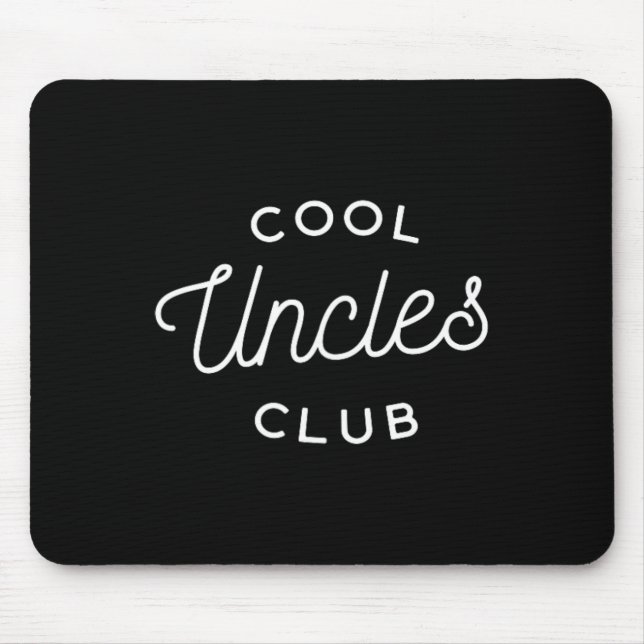 Cool Uncles Club  Mouse Pad (Front)
