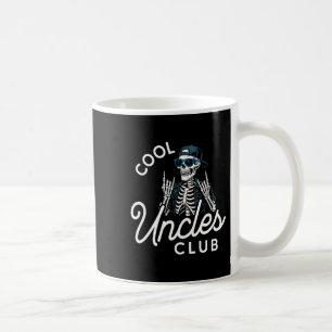 Cool Uncles Club Shirt Funny Skeleton Men Uncle Coffee Mug