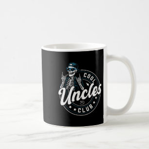 Cool Uncles Club Shirt Funny Skeleton Uncle Men  Coffee Mug