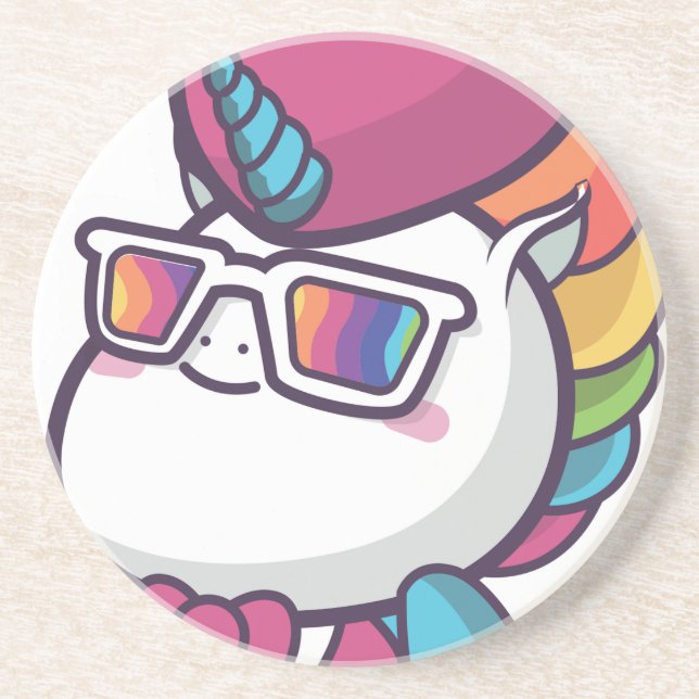 Cool unicorn coaster (Front)