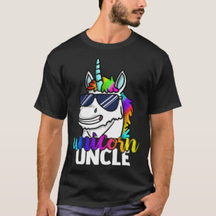 Cool Unicorn Uncle Unclecorn Mens  Fun Christmas T-Shirt