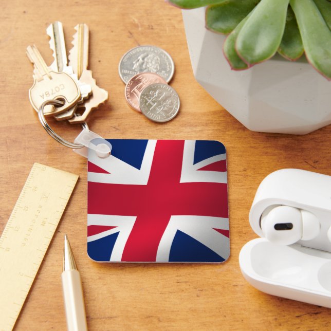 COOL UNION JACK UK FLAG KEYCHAIN (Desk)