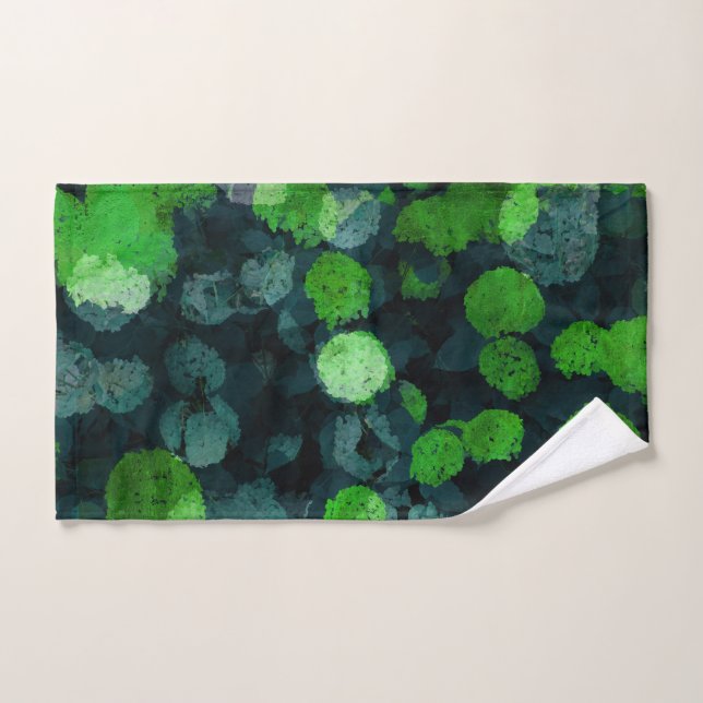 Cool, unique art of floral / flower pattern hand towel (Hand Towel)