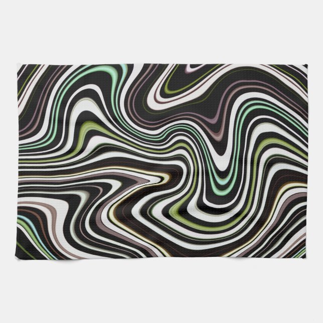 Cool Unique Pattern Kitchen Towel (Horizontal)