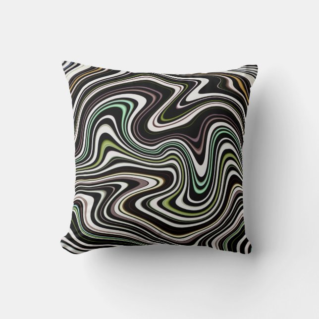 Cool Unique Pattern Throw Pillow (Front)