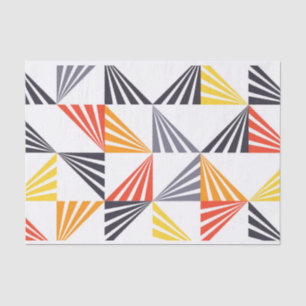 Cool, unique, trendy, urban, colourful triangles tissue paper