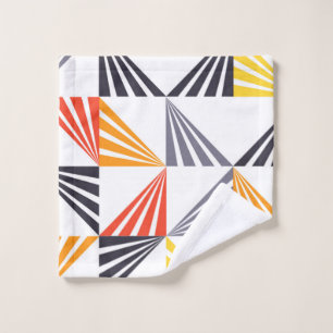 Cool, unique, trendy, urban, colourful triangles wash cloth