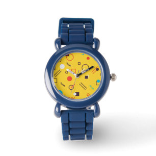 Cool, unique, trendy, urban geometric Memphis Watch