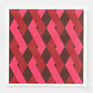Cool, unique, trendy, urban geometric shapes napkin