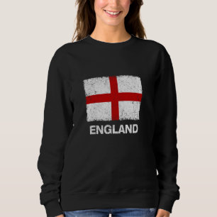 Cool United Kingdom England Flag Illustration Grap Sweatshirt