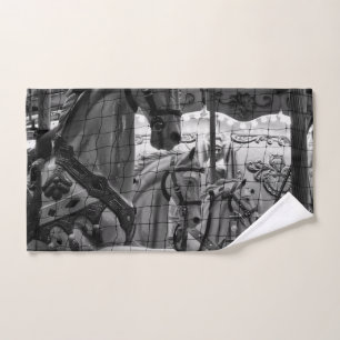 Cool, urbain, photo moderne de chevaux de carrouse