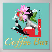 Cool Urban Coffee Bar Collage