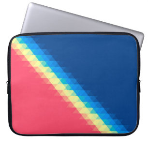 cool urban dun colourful triangles illustrated bac laptop sleeve
