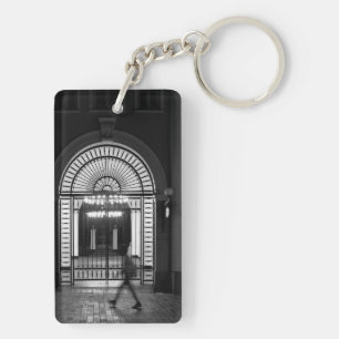 Cool, urban, modern city life photography keychain