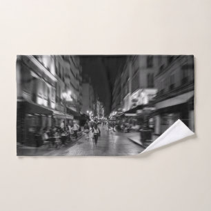 Cool, urban Parisian lifestyle and culture Hand Towel