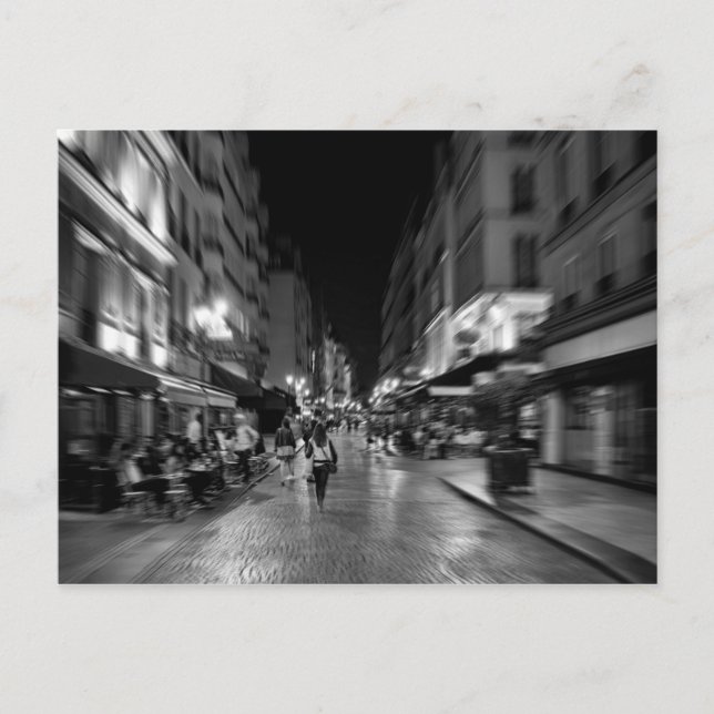 Cool, urban Parisian lifestyle and culture Postcard (Front)