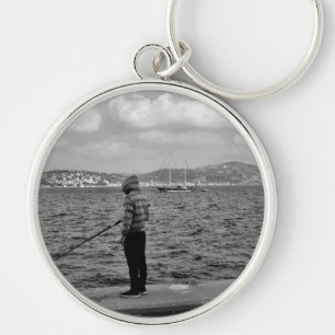 Cool, urban photo of lifestyle in Istanbul Keychain