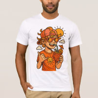 Cool Urban Summer Vibes T-Shirt – Street Art Style