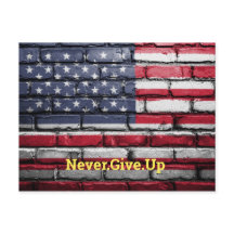 Cool USA flag with quote