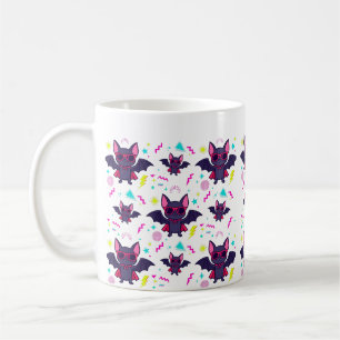 Cool Vampire Bat Sunglasses Halloween Art Coffee Mug