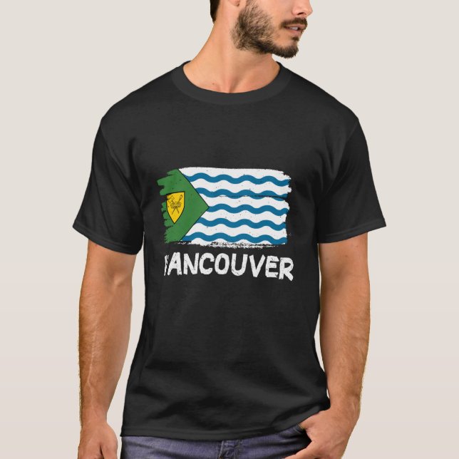 Cool Vancouver Flag  1 T-Shirt (Front)