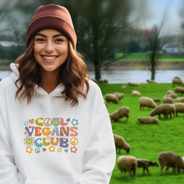 Cool Vegan Club Hoodie (Creator Uploaded)