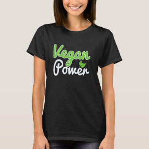 Cool Vegan Power Plant Powered Renewable Vegans T-Shirt