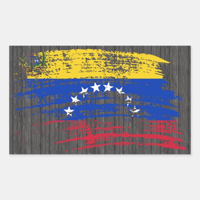 Cool Venezuelan flag design Sticker (Front)