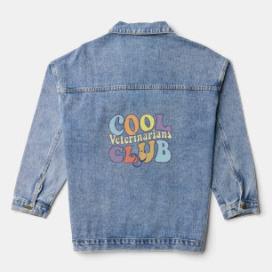 Cool Vet Club Veterinary Tech Practitioner Animal Denim Jacket