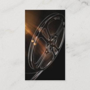 Cool Video Film Production Movie Reel Business Card