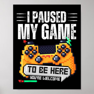 Cool Video Game Art For Men Women Video Gamer Gami Poster