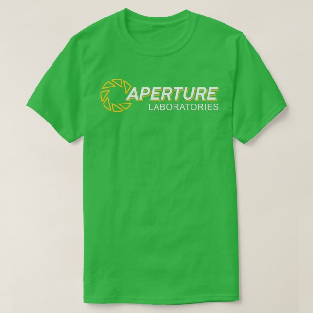 Cool Video Game Design Aperture1 T-Shirt (Design Front)