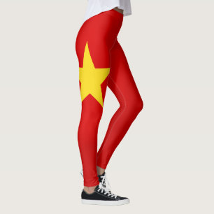 Cool Vietnam Flag Fashion Leggings