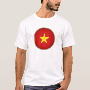Cool Vietnam Flag Seal T-Shirt
