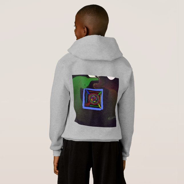 Cool View! - Boy's Hoodie (Dos entier)