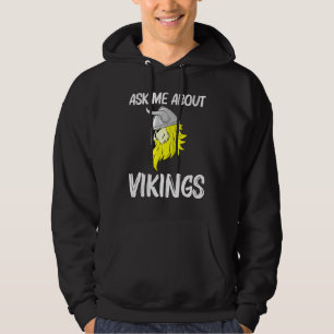 Cool Viking For Men Women Norse Horned Helmet Figh Hoodie