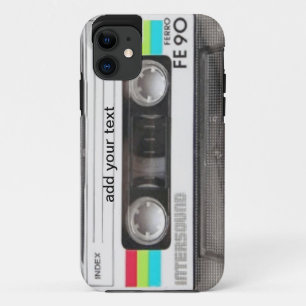 Cool Vintage 80's Cassette Retro Girly Holiday iPhone 11 Case