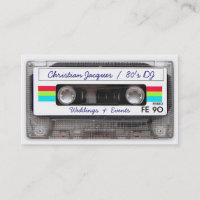 Cool vintage 80s retro music cassette tape funny